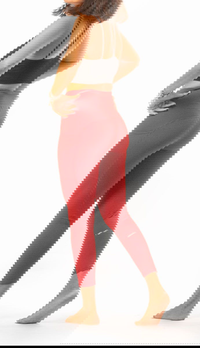 Basic Legging Pants -Red - REDDOT
