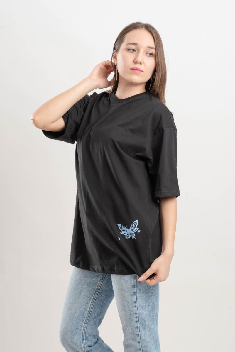 Butterfly Face-Black - REDDOT