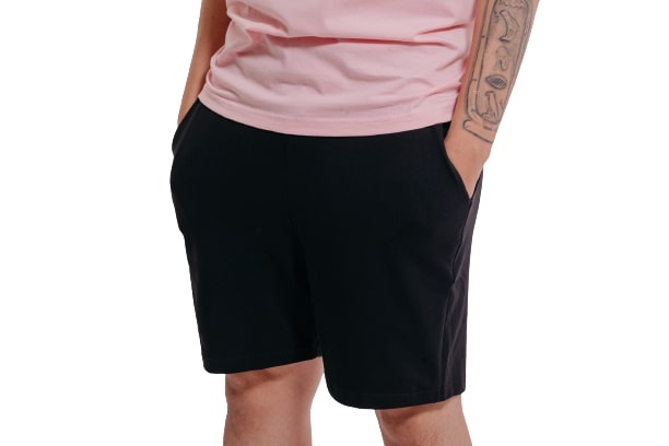 Colorful Comfy Sweatshorts-Black - REDDOT