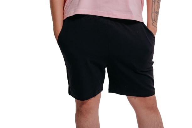 Colorful Comfy Sweatshorts-Black - REDDOT