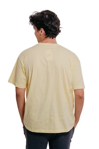 Colorful Comfy oversized Tee-Yellow limi - REDDOT