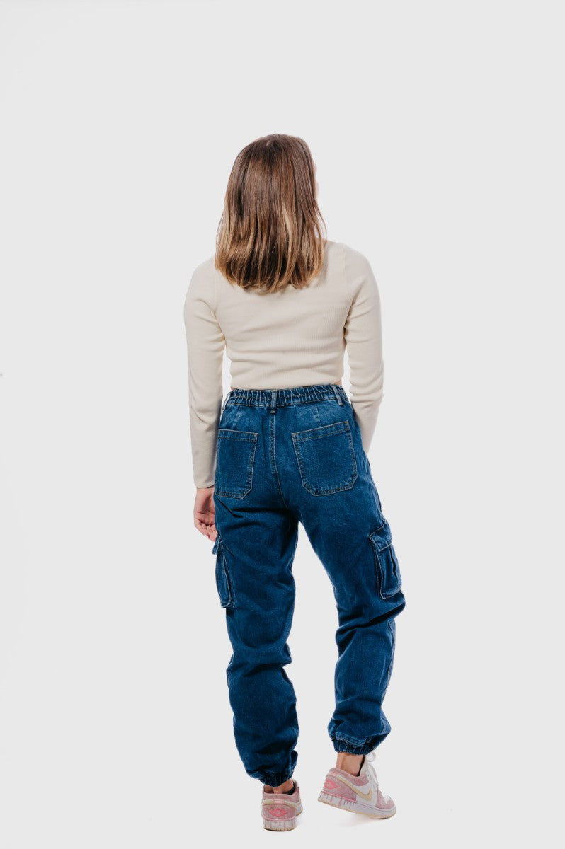 Denim Pant-Medium Navy - REDDOT