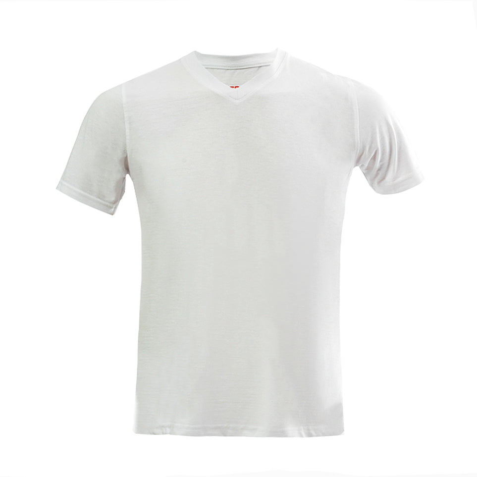 Economic Pack of Crew Tees-White - REDDOT