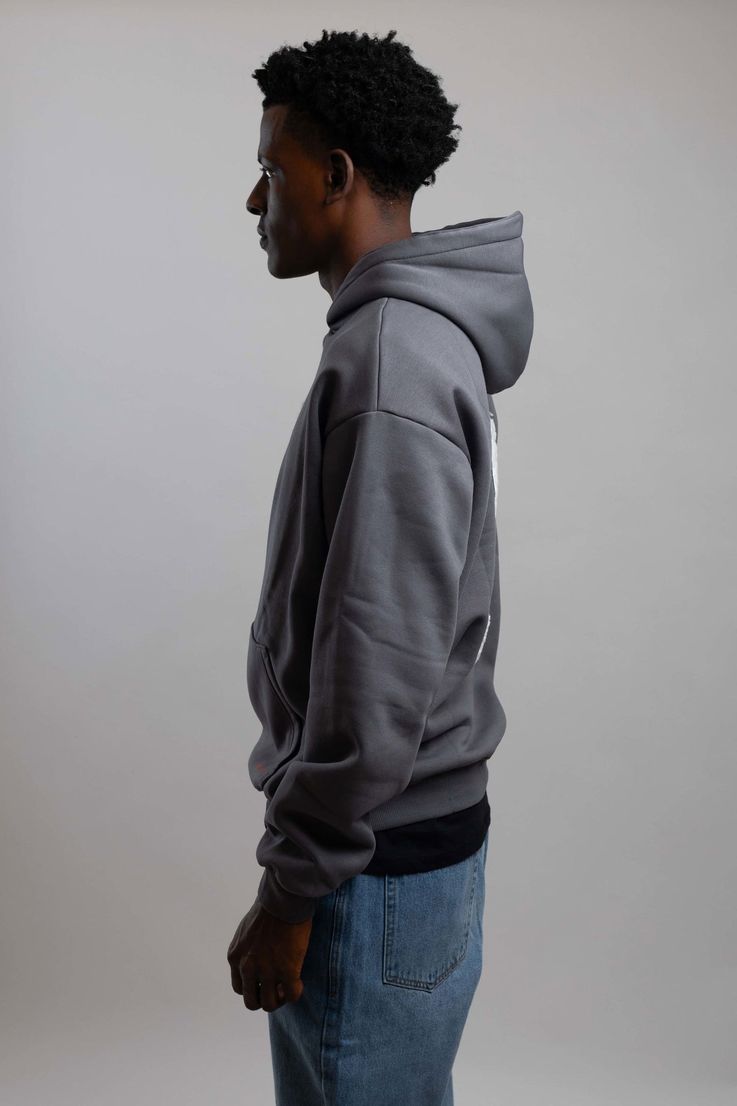 Red Dot Logo Hoodie-Charcoal Grey - REDDOT