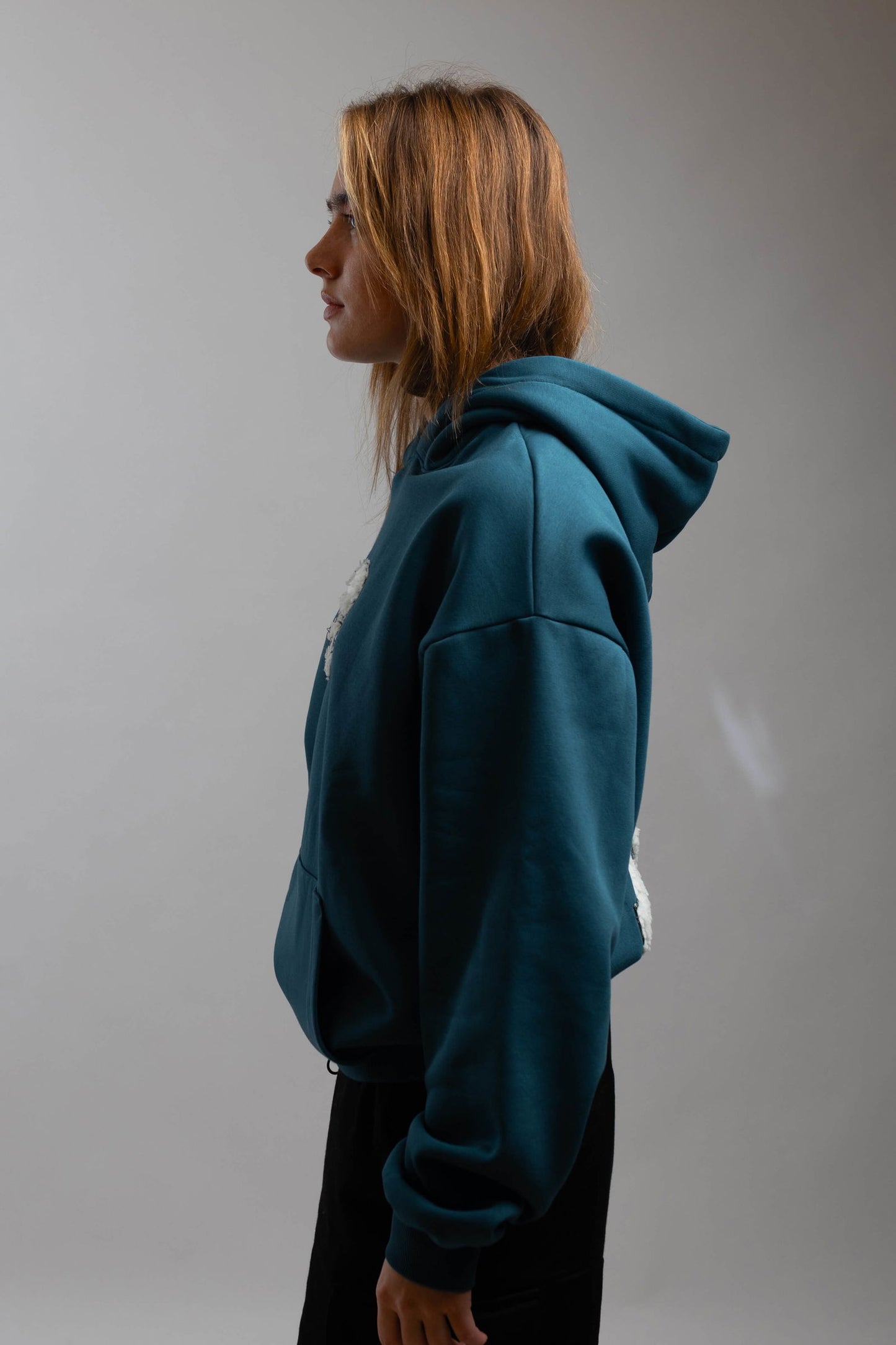 Red Dot Logo Hoodie-Teal - REDDOT