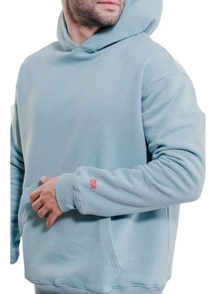 TV Oversize Hoodies-Baby Blue - REDDOT
