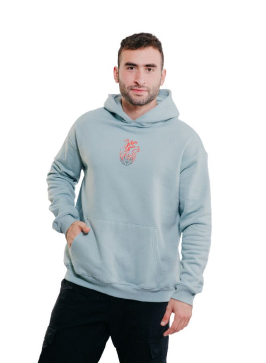 7ob eih w bta3 eih Hoodie-Baby Blue - REDDOT