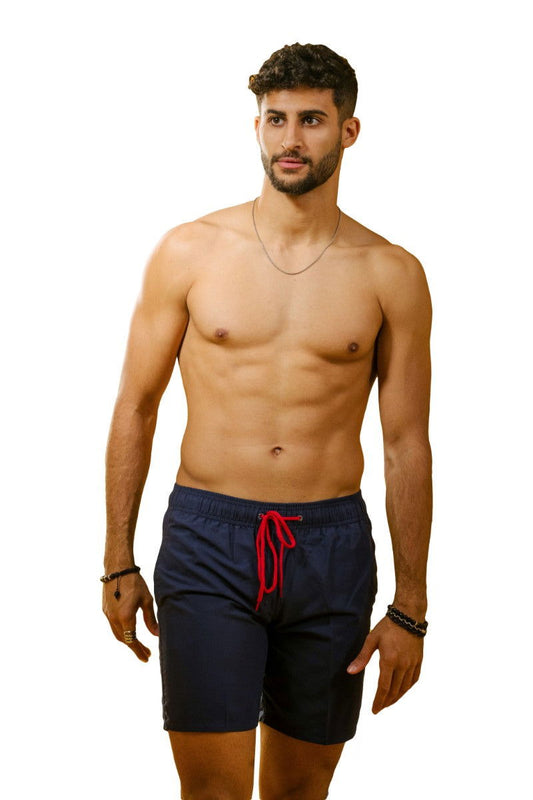 Aqua Swim - Long Lengh-Navy - REDDOT