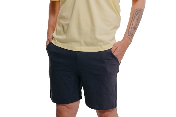 Colorful Comfy Sweatshorts-Grey - REDDOT