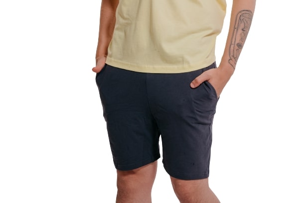 Colorful Comfy Sweatshorts-Grey - REDDOT