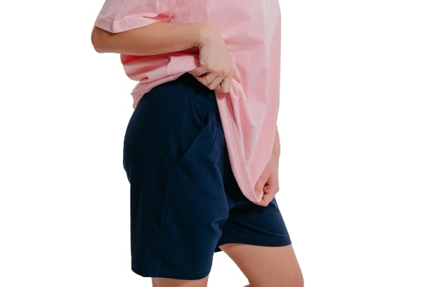Colorful Comfy Sweatshorts-Navy - REDDOT