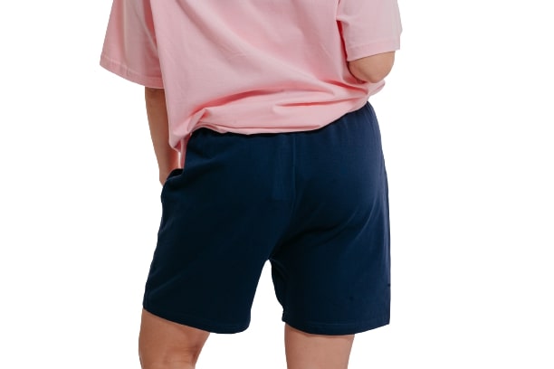Colorful Comfy Sweatshorts-Navy - REDDOT