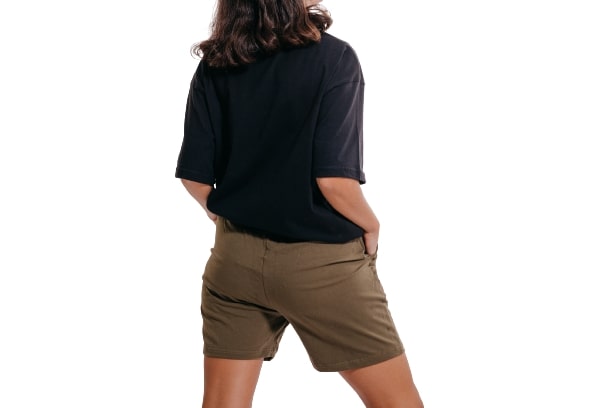 Colorful Comfy Sweatshorts-Olive - REDDOT