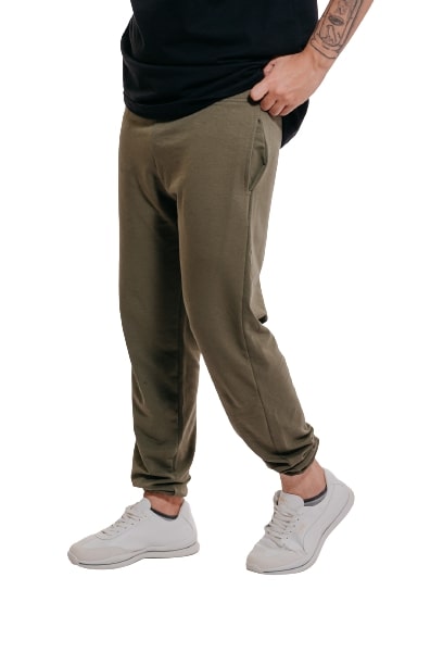 Colorful Comfy oversized Sweatpa-Olive - REDDOT