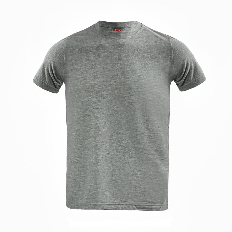 Economic Pack of Crew Tees-Multi Color ( White - Black - Grey ) - REDDOT
