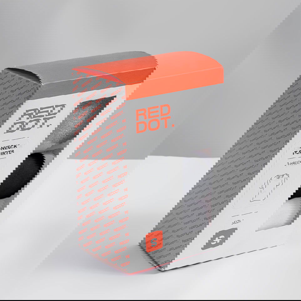 Economic Pack of V Tees-Multi Color ( White - Black - Grey ) - REDDOT