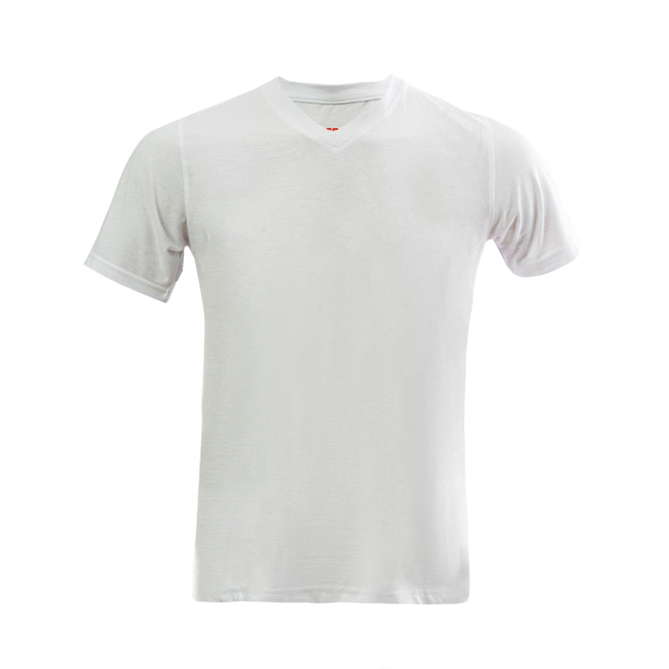 Economic Pack of V Tees-Multi Color ( White - Black - Grey ) - REDDOT