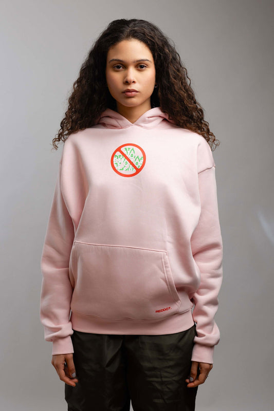 No Photo Please Hoodie-Light Pink - REDDOT