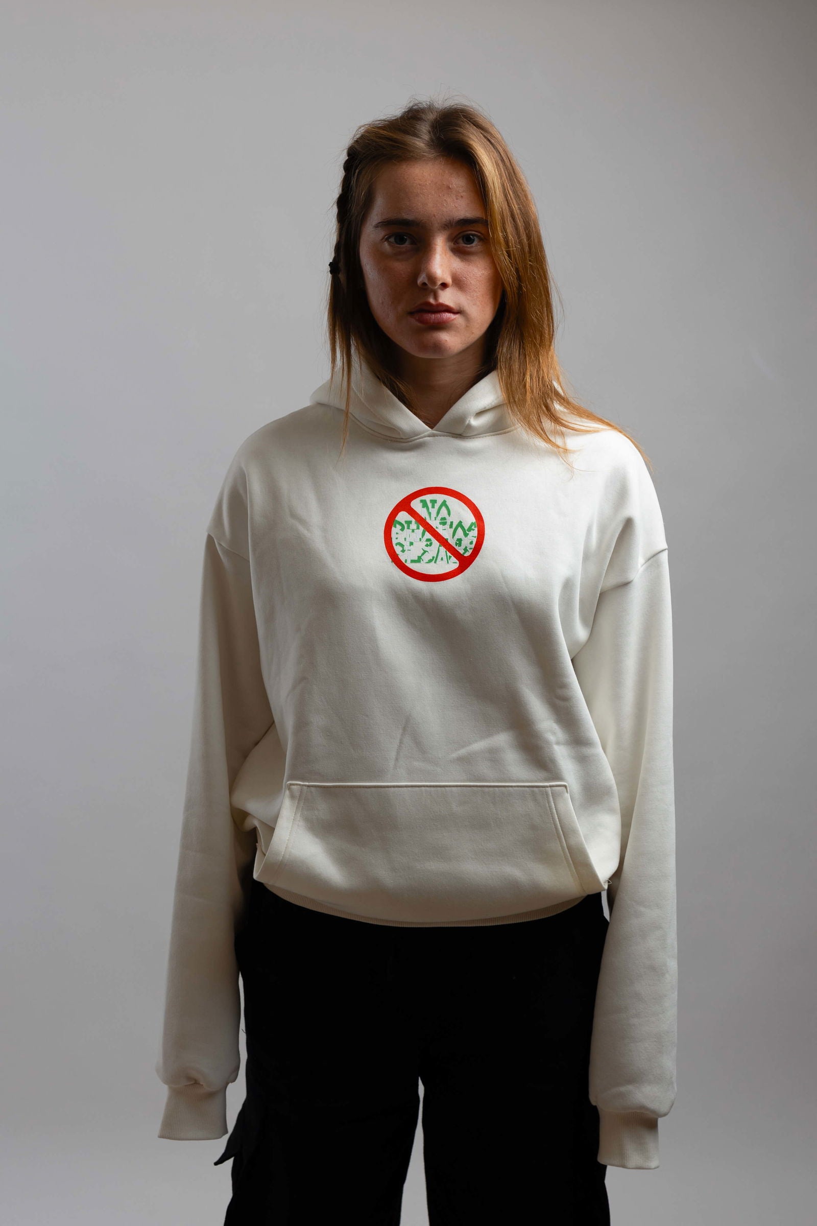 No Photo Please Hoodie-White - REDDOT