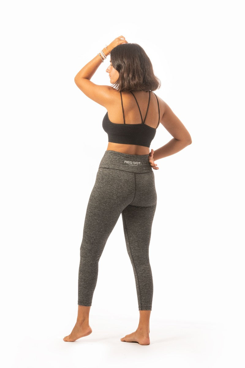 Performance Legging Pants With P-Charcoal Grey - REDDOT