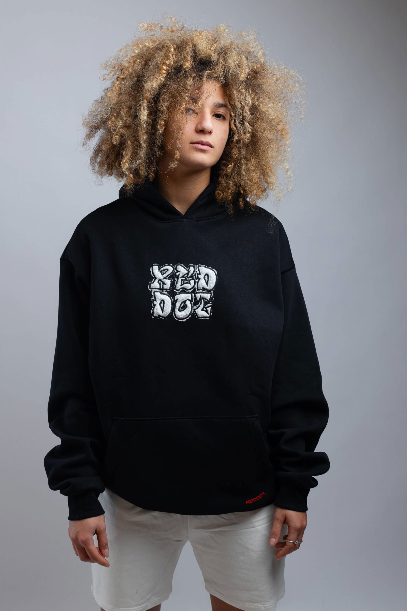 Red Dot Logo Hoodie-Black - REDDOT