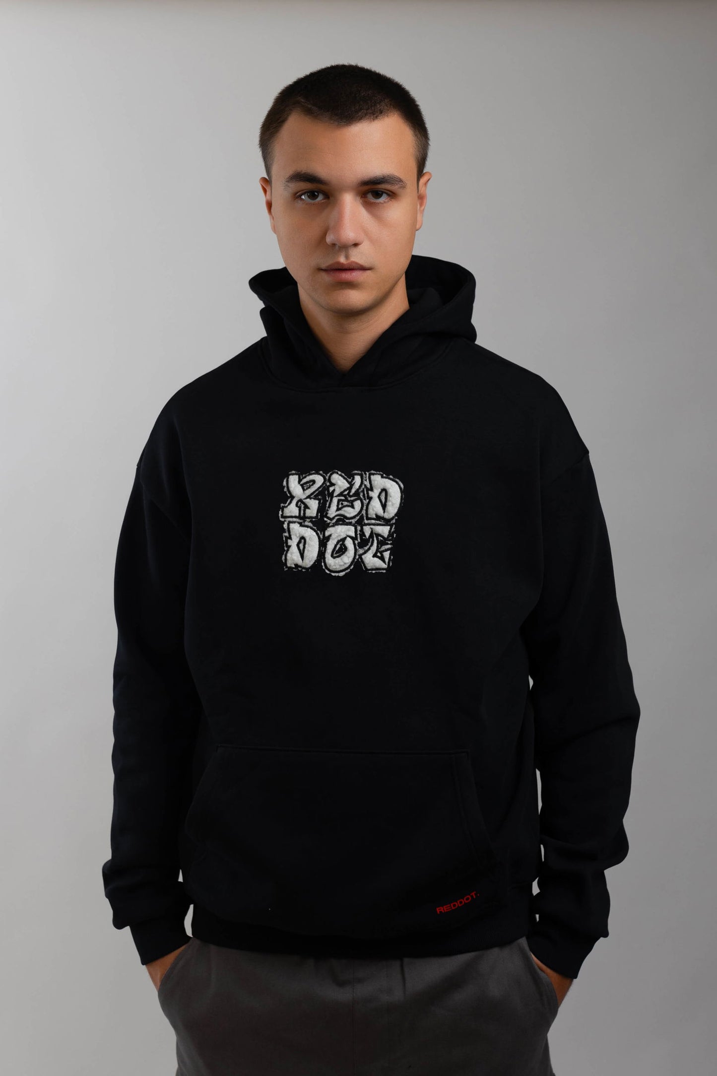 Red Dot Logo Hoodie-Black - REDDOT