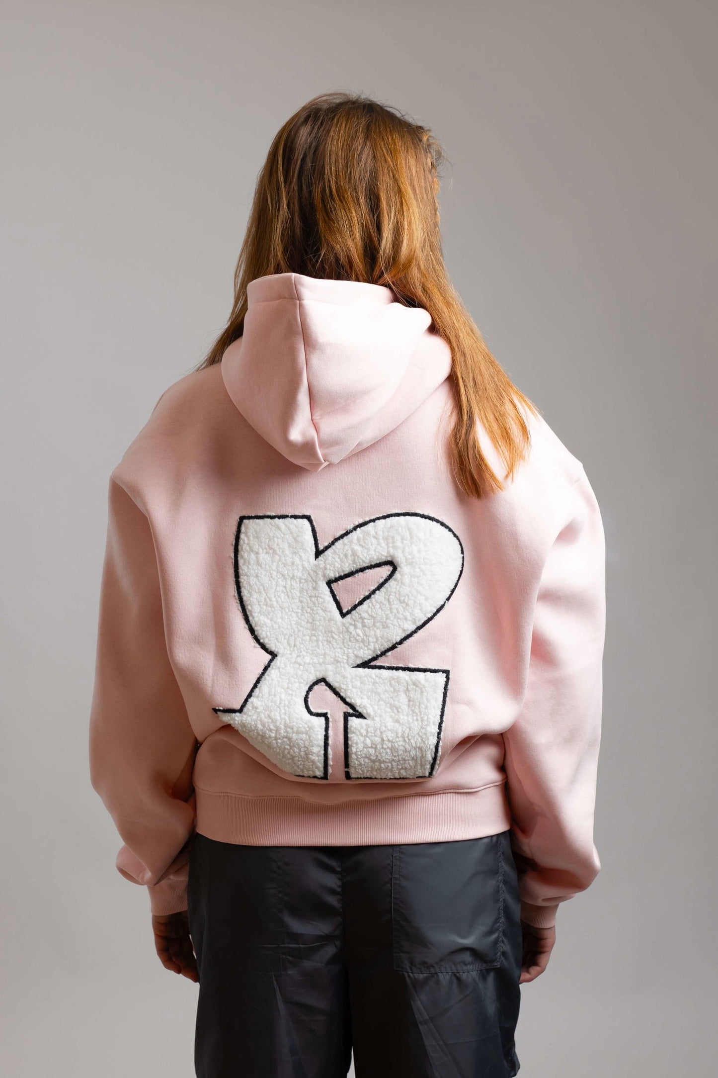 Red Dot Logo Hoodie-Light Pink - REDDOT