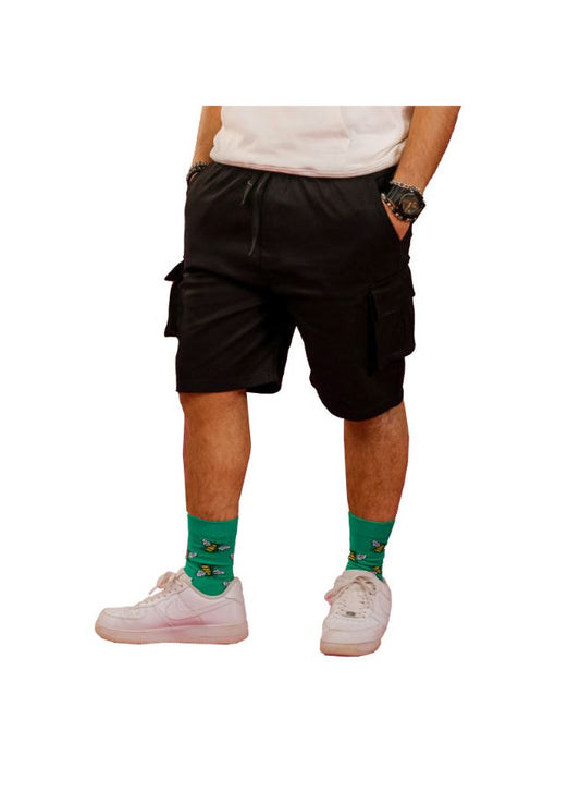 Ubran Alchemy Cargo shorts-Black - REDDOT