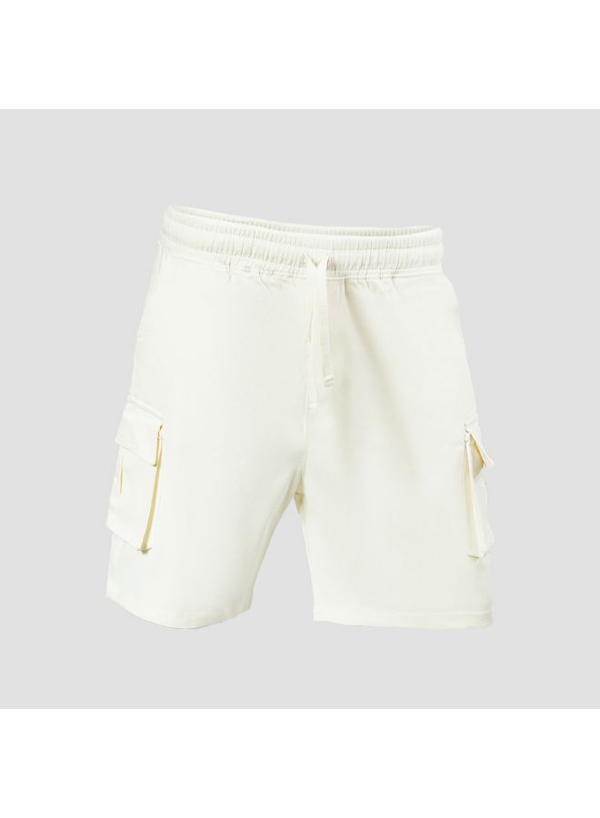 Ubran Alchemy Cargo shorts-White - REDDOT