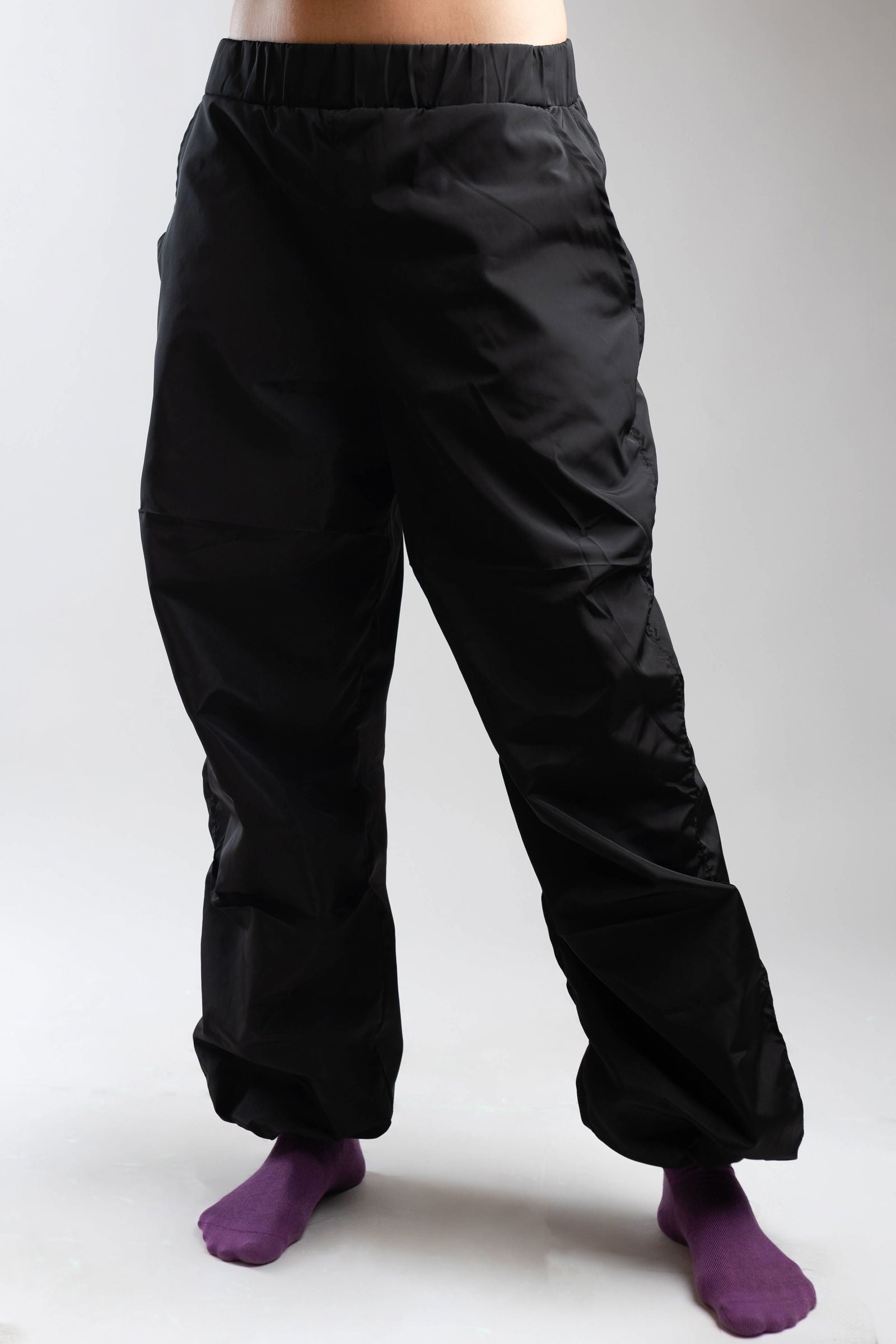 Waterproof Parachute Pants-Black - REDDOT