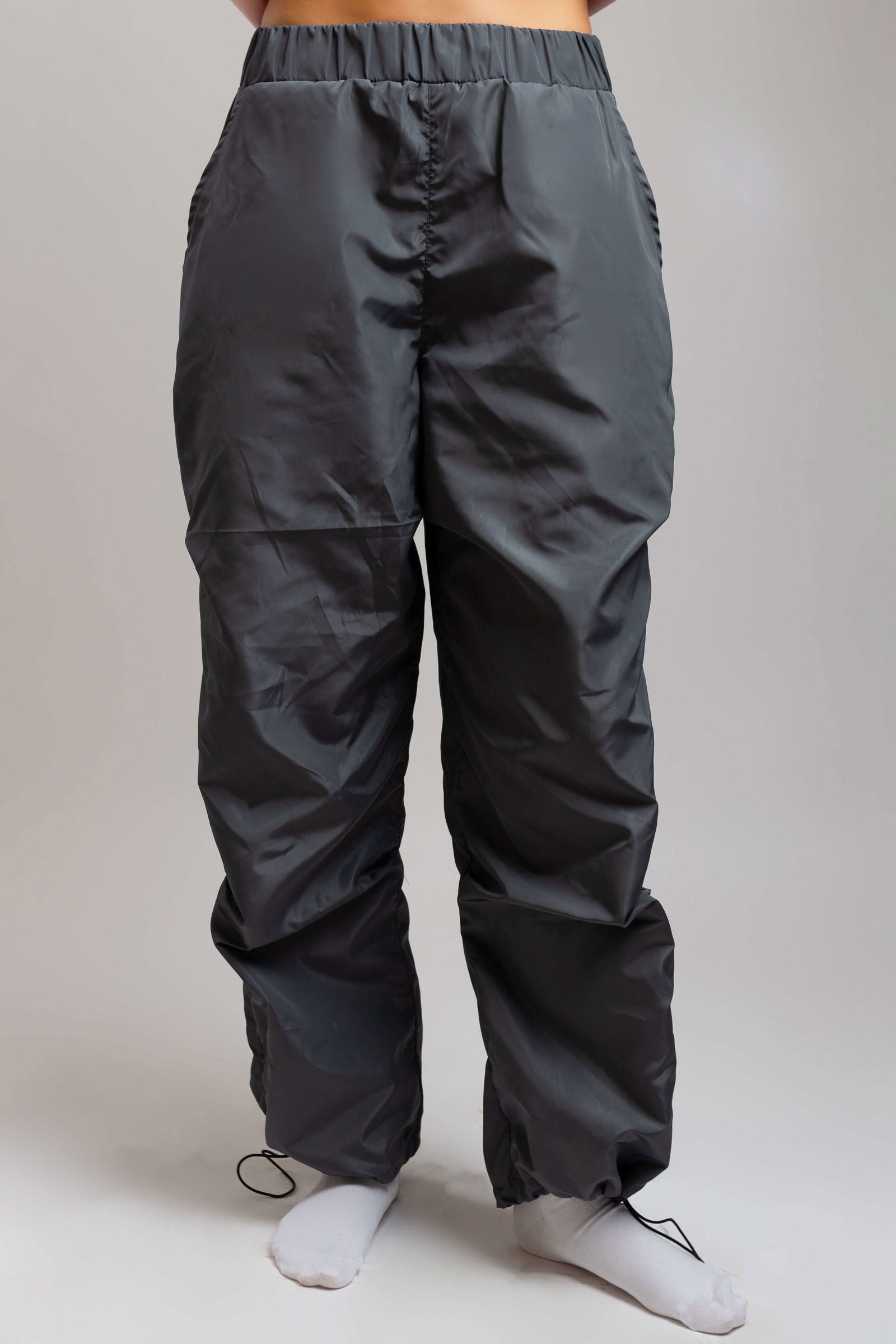 Waterproof Parachute Pants-Grey - REDDOT