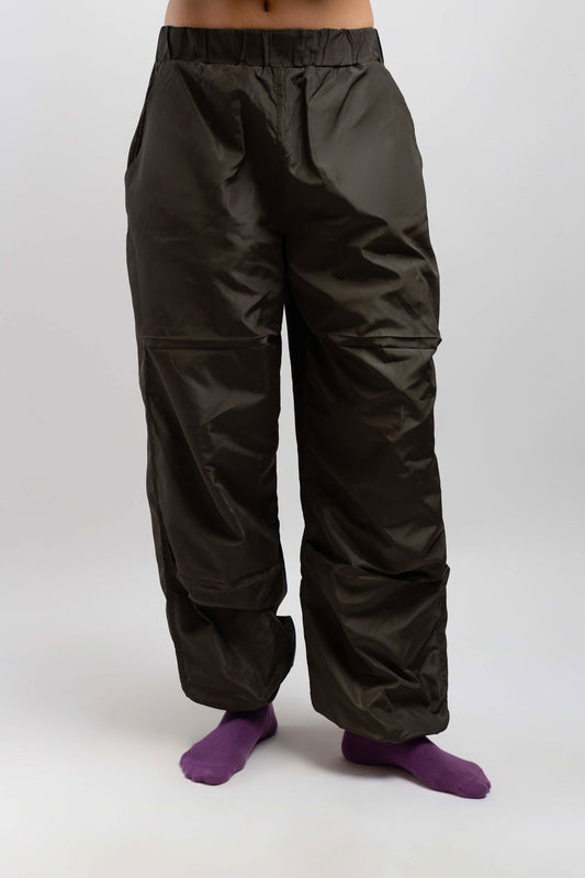 Waterproof Parachute Pants-Olive - REDDOT