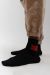 Unisex 100%-Cotton Mid Calf Socks in Black