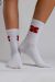 Unisex 100%-Cotton Mid Calf Socks in White